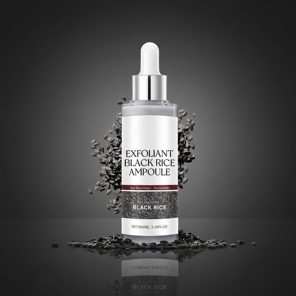 Ampolla Exfoliante de Arroz Negro 100ML – Renovación y Luminosidad Natural